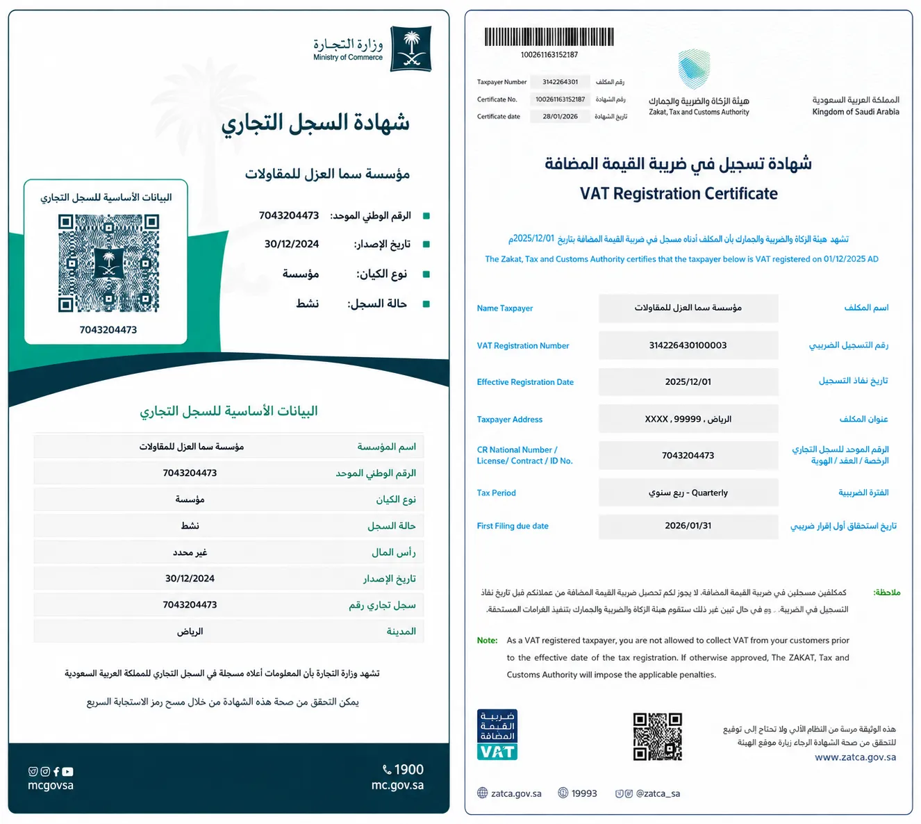 الأوراق الرسمية