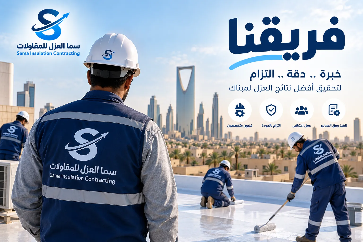 فريق سما العزل للمقاولات بالرياض